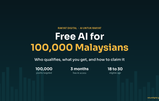 Free AI for 100,000 Malaysians: who qualifies, what you get and how to claim it via rakyatdigital.gov.my