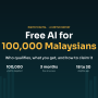 Free AI for 100,000 Malaysians: who qualifies, what you get and how to claim it via rakyatdigital.gov.my