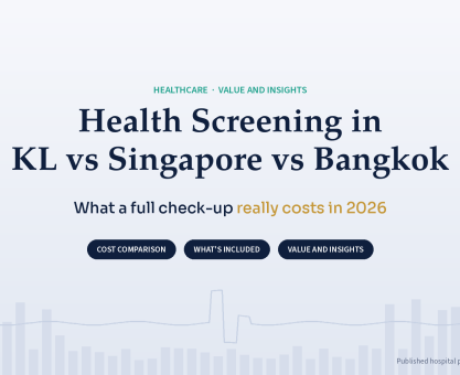 Health screening in KL vs Singapore vs Bangkok: what a full check-up really costs in 2026